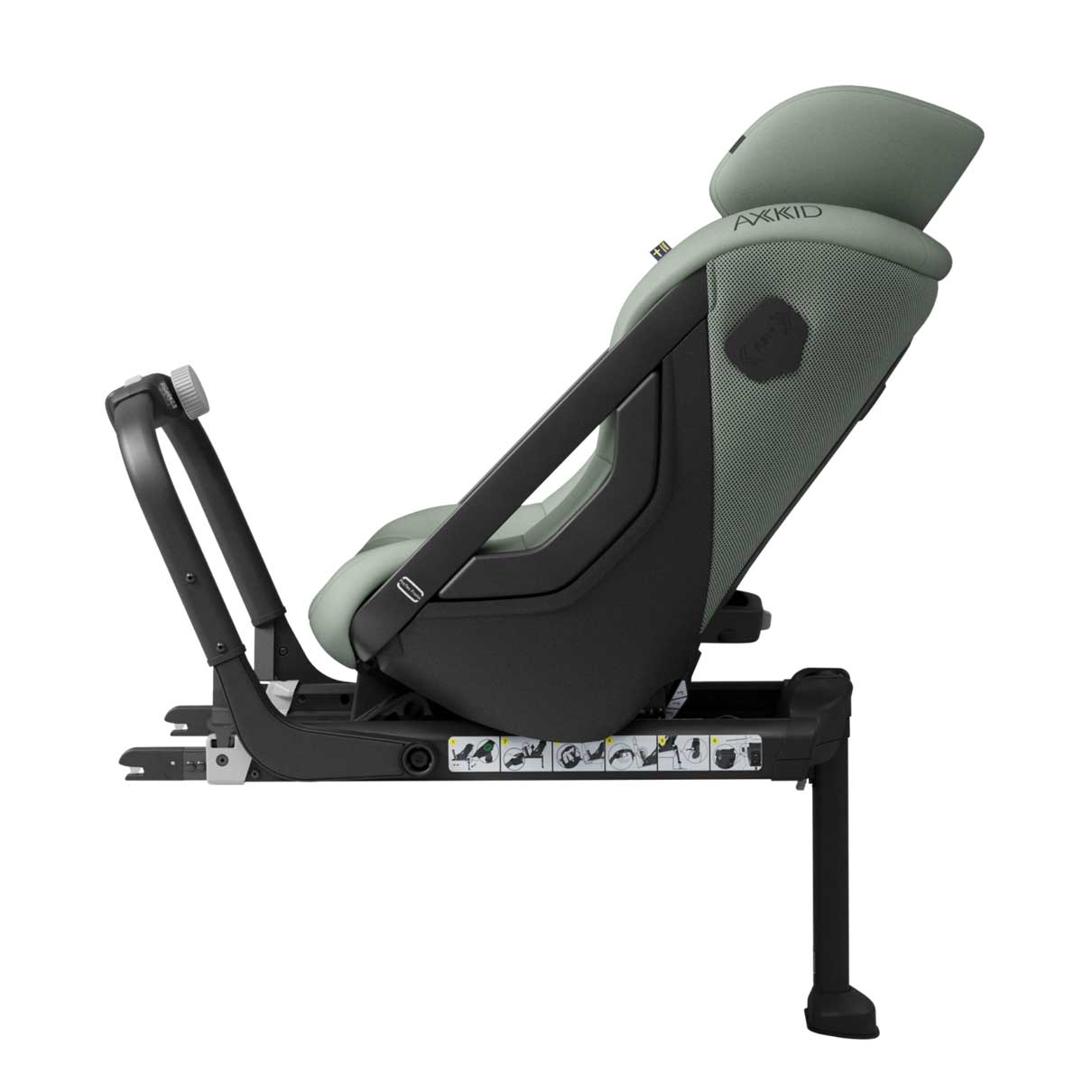 Otroški avtosedež AXKID ONE 3+ i-Size [40–125 cm] Nordic Bloom Green 3