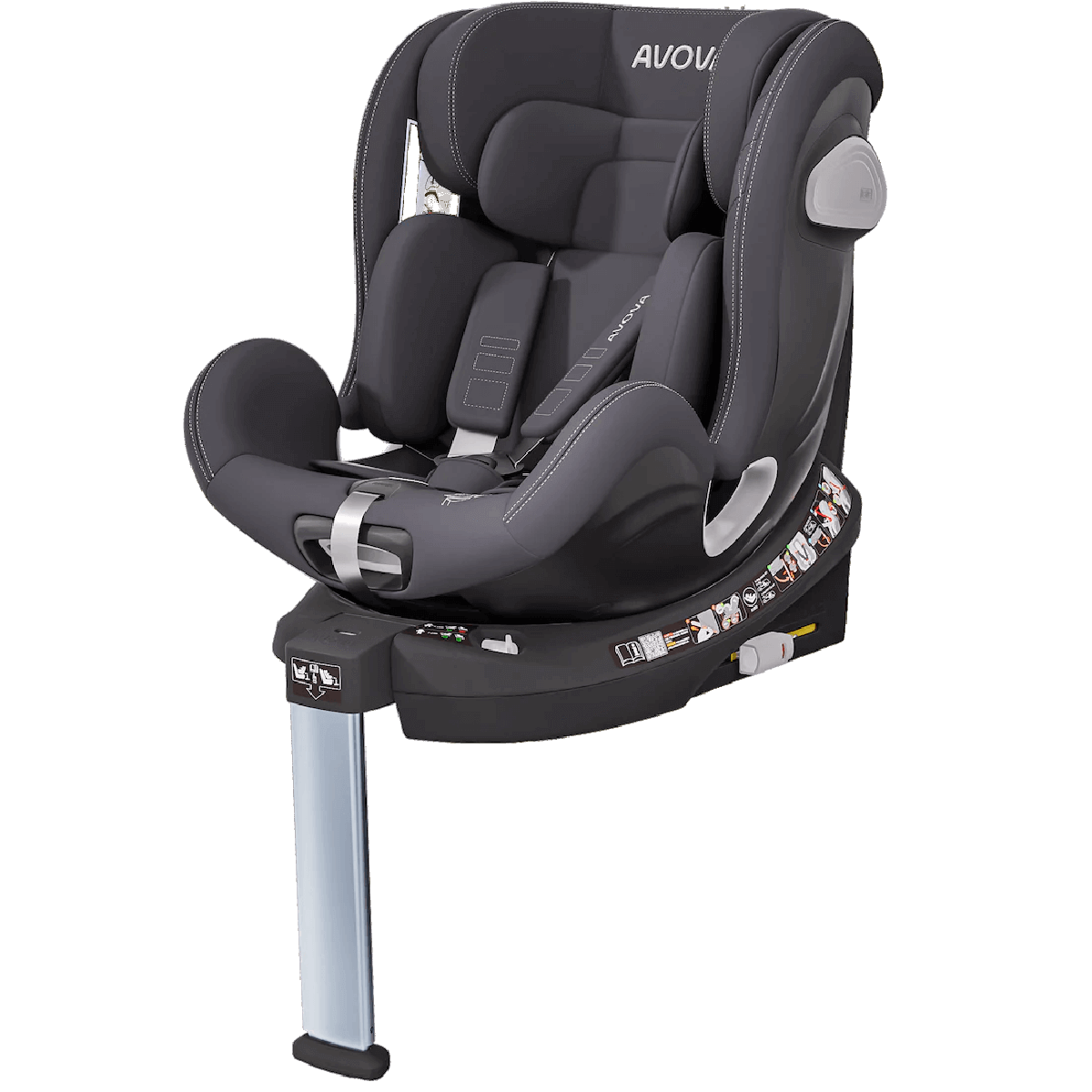 Otroški avtosedež Avova Swan Fix i-Size [40- 125 cm] Koala Grey 1