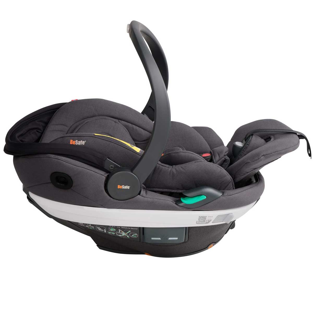 Otroški avtosedež BeSafe Go Beyond [40-87 cm] Dark Grey Melange + Baza 1