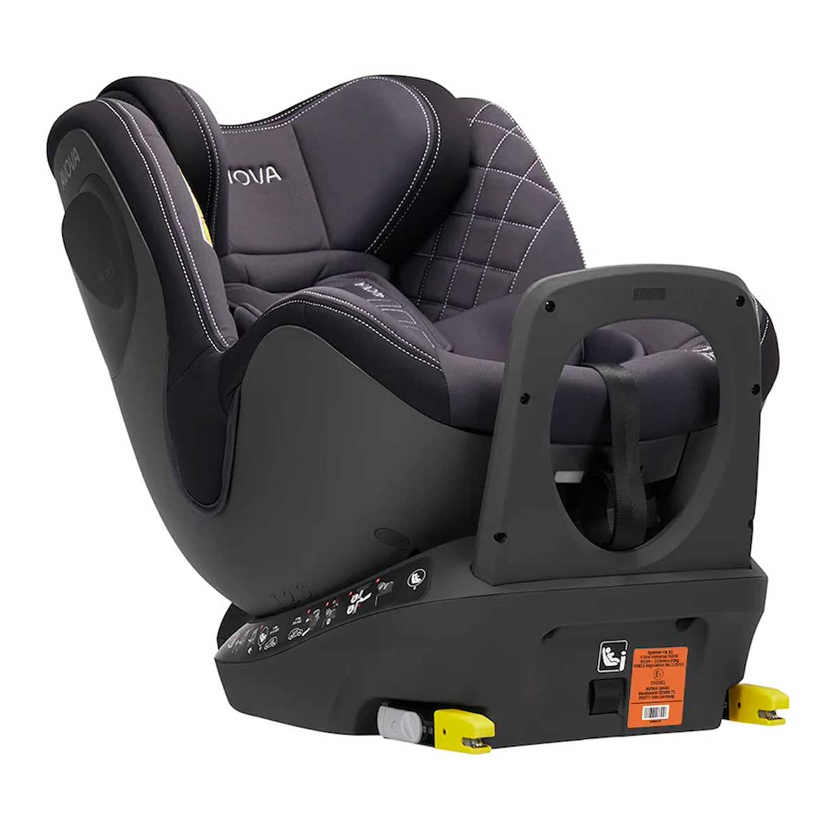 Otroški avtosedež AVOVA Sperber-Fix 61 [61-105 cm] Grey Black 6