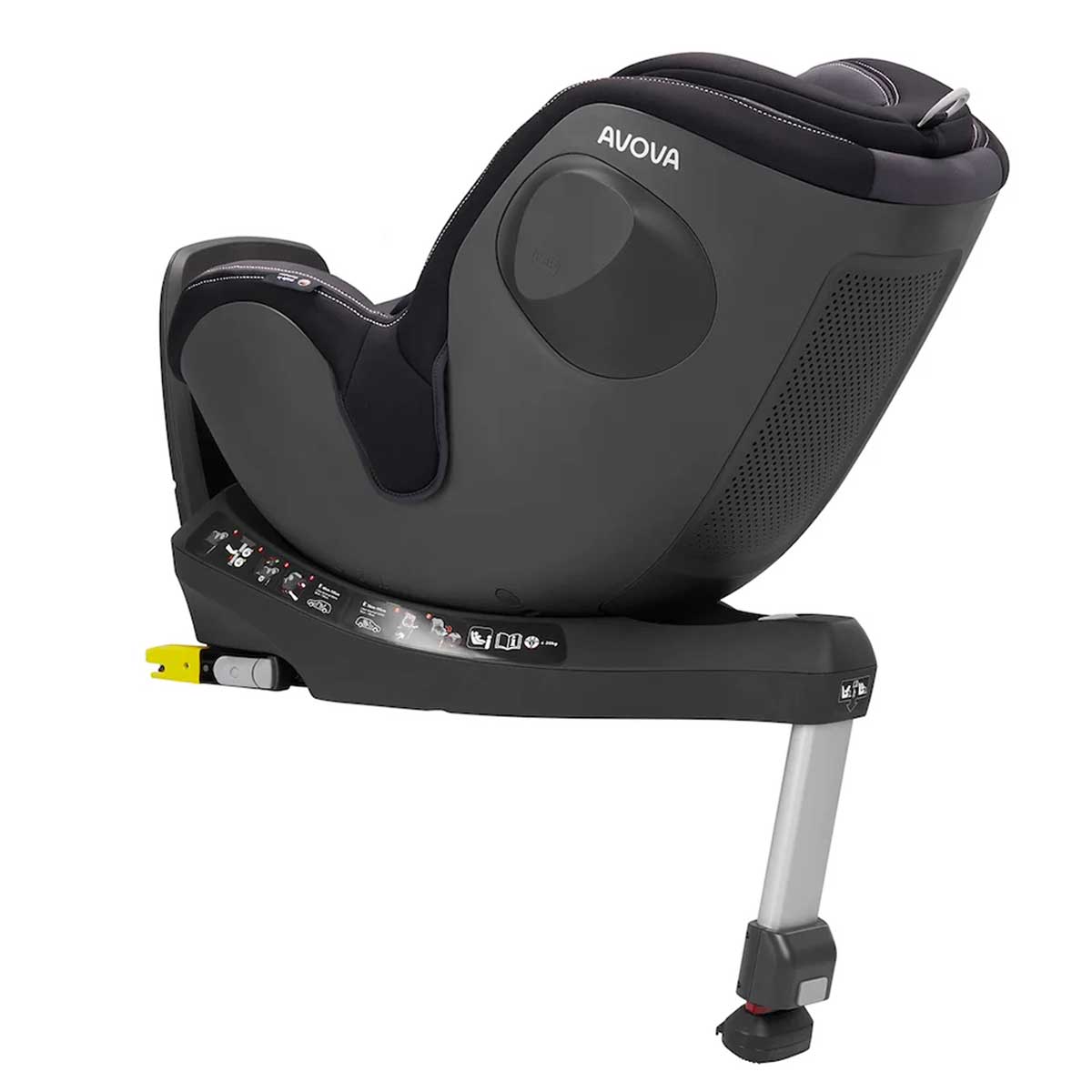 Otroški avtosedež AVOVA Sperber-Fix 61 [61-105 cm] Grey Black 8