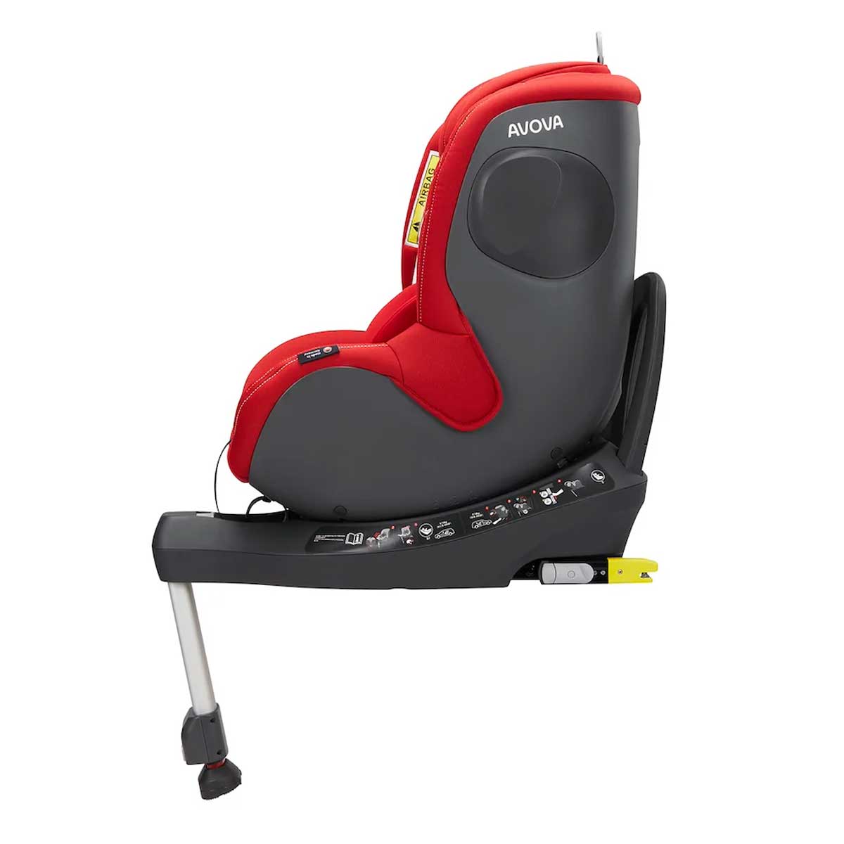 Otroški avtosedež AVOVA Sperber-Fix 61 [61-105 cm] Maple Red 2