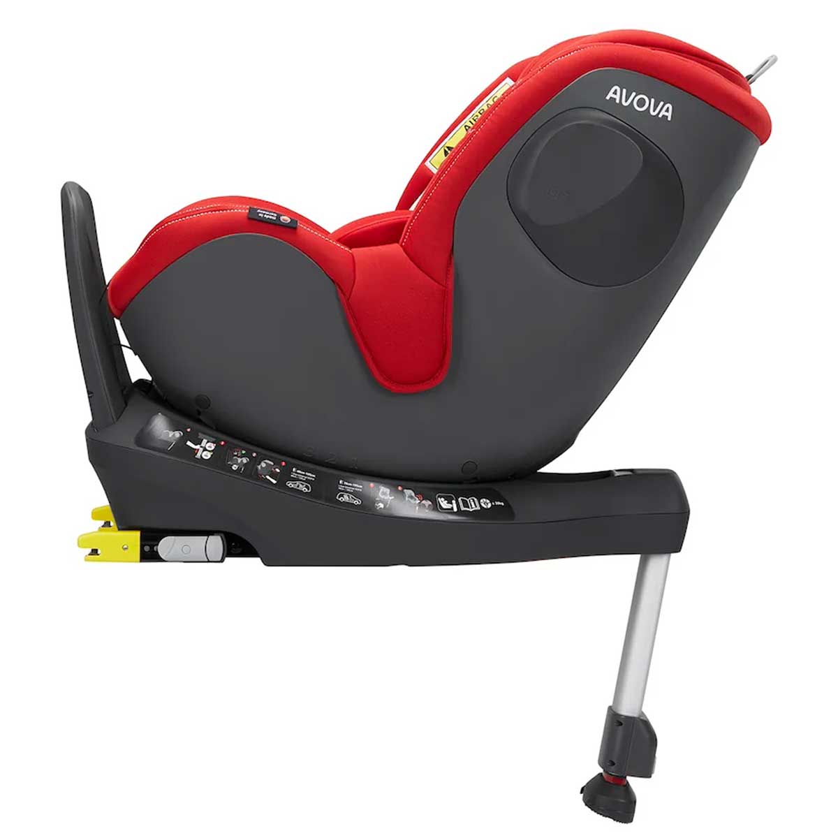 Otroški avtosedež AVOVA Sperber-Fix 61 [61-105 cm] Maple Red 6