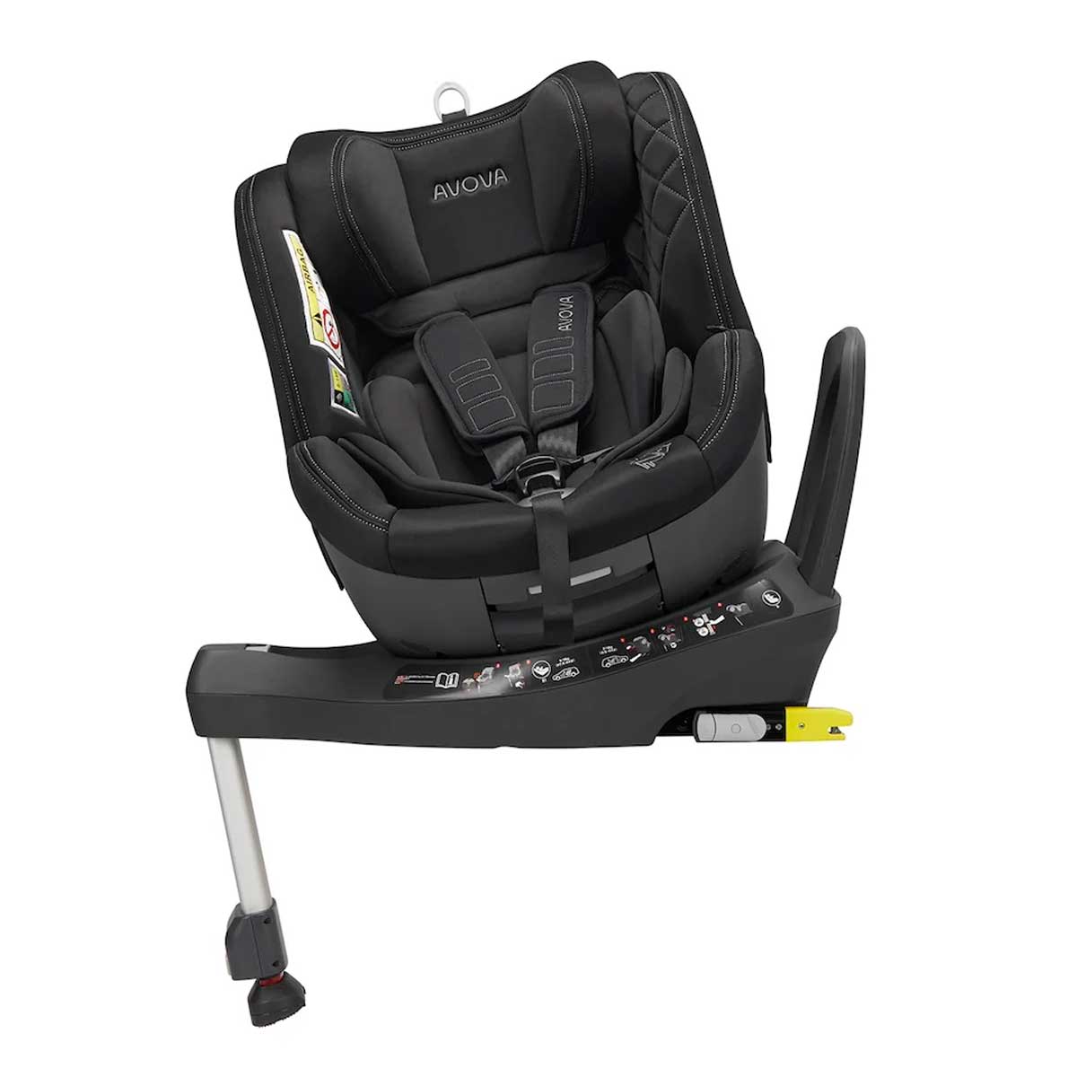 Otroški avtosedež AVOVA Sperber-Fix 61 [61-105 cm] Pearl Black 2