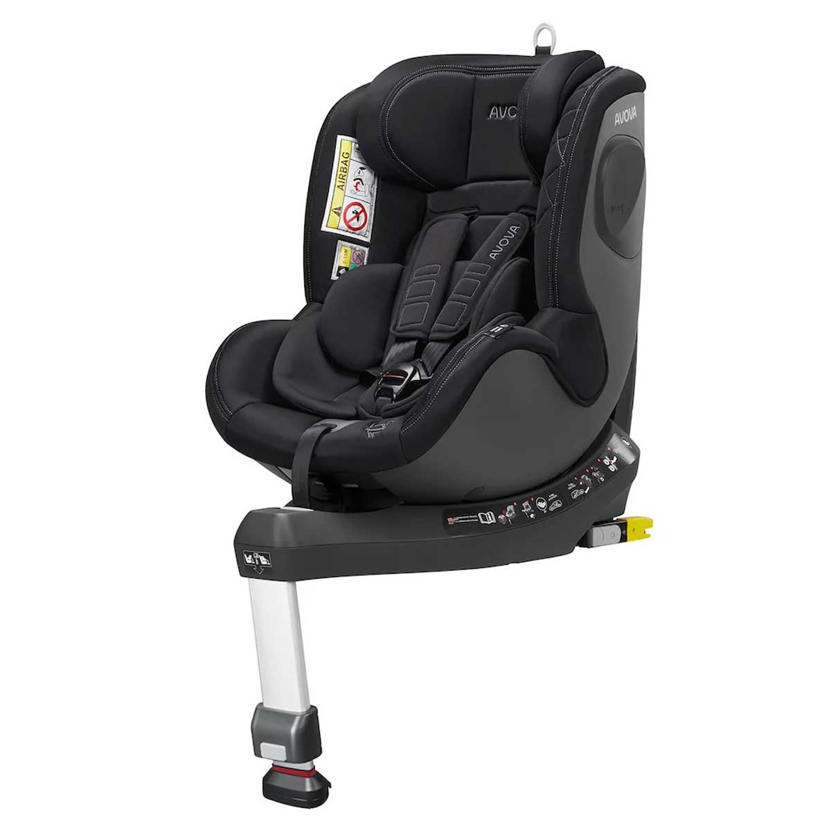 Otroški avtosedež AVOVA Sperber-Fix 61 [61-105 cm] Pearl Black 4