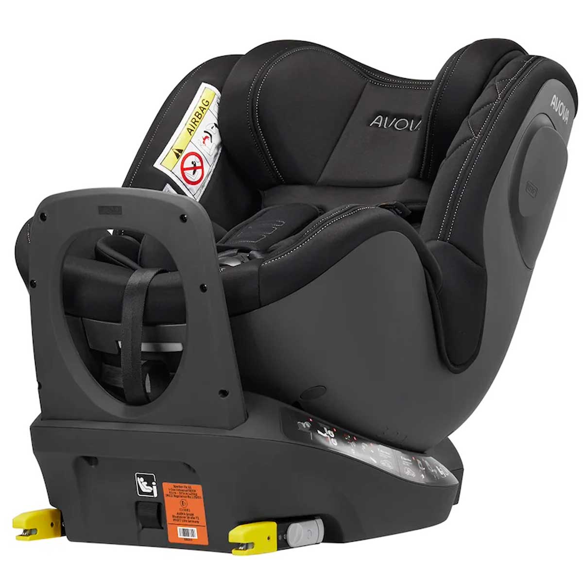 Otroški avtosedež AVOVA Sperber-Fix 61 [61-105 cm] Pearl Black 5