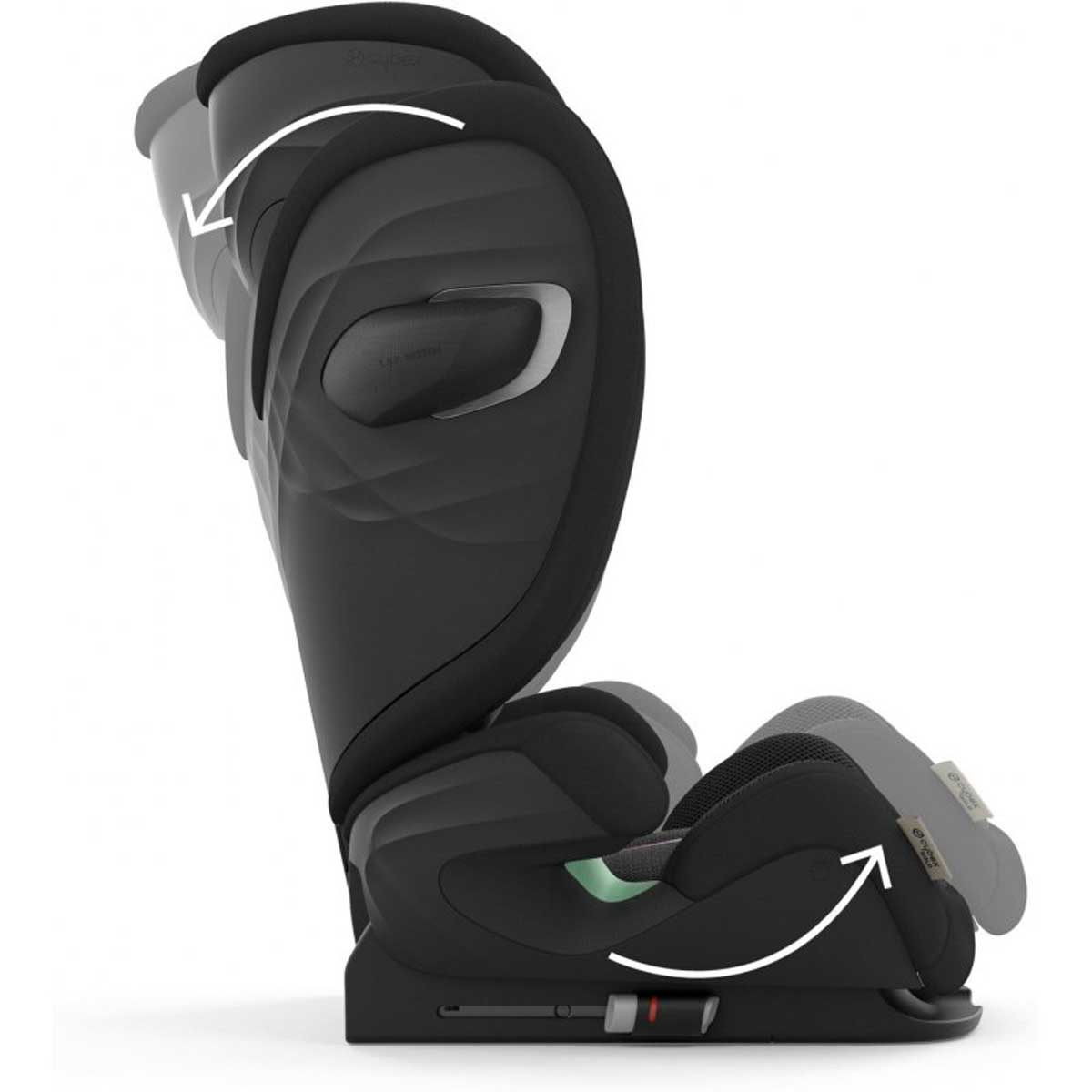 Otroški avtosedež Cybex Solution G i-Fix Plus i-size [100-150 cm] Moon Black 3
