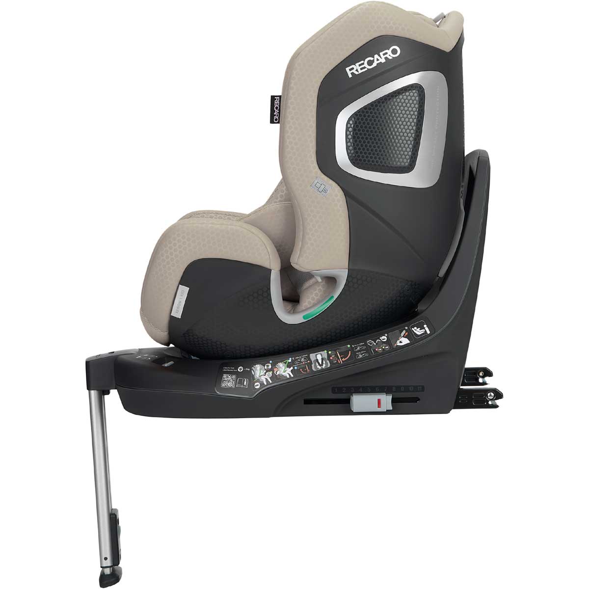 Otroški avtosedež RECARO Xenon 1 KID [61-125 cm] Elegant Beige 4