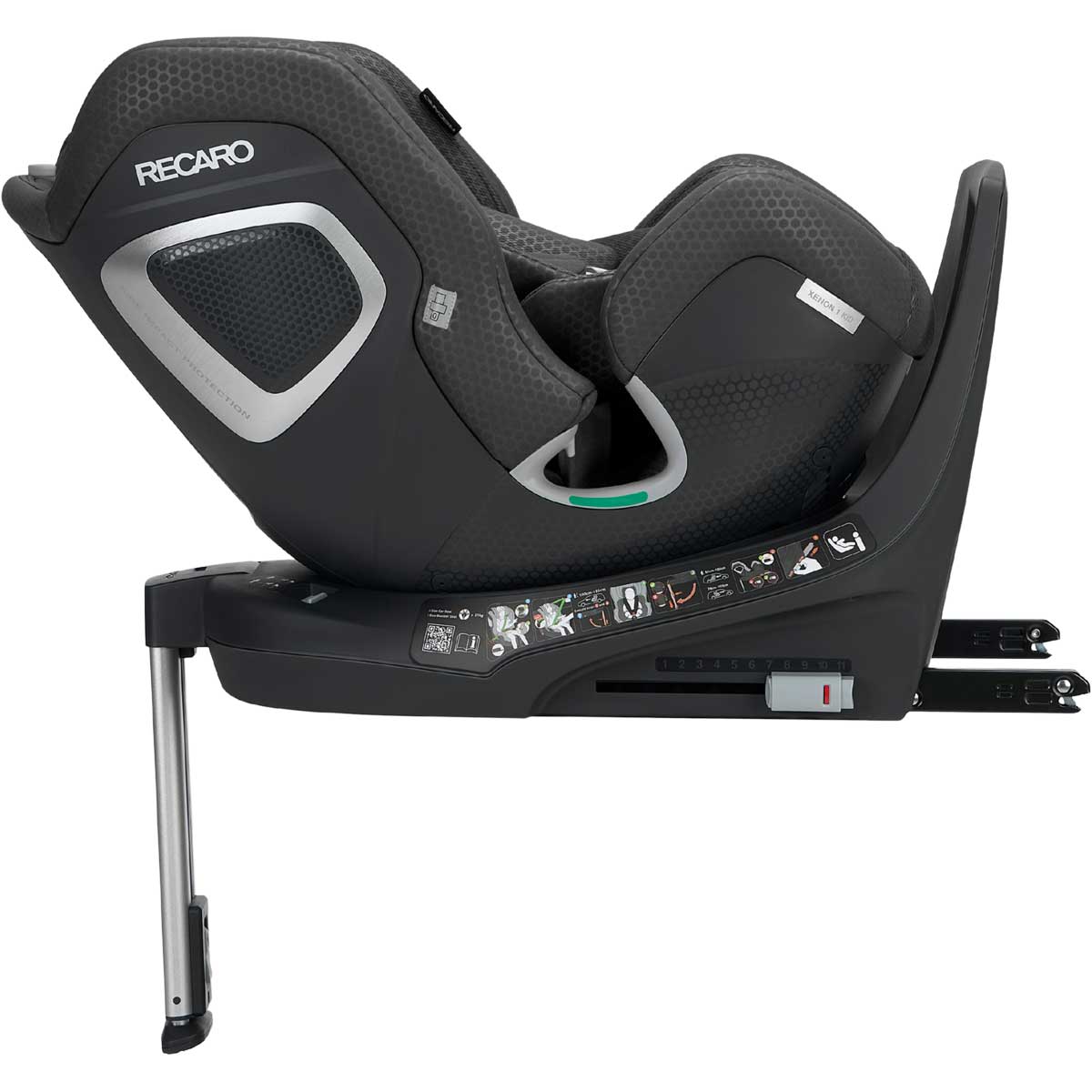 Otroški avtosedež RECARO Xenon 1 KID [61-125 cm] Fresh Black 5
