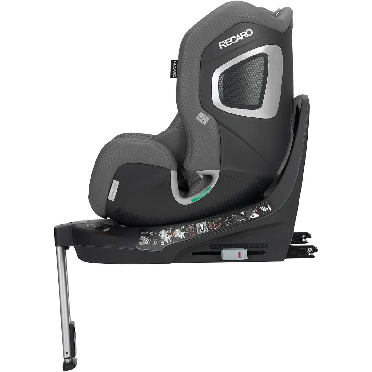 Otroški avtosedež RECARO Xenon 1 KID [61-125 cm] Gallant Grey 3