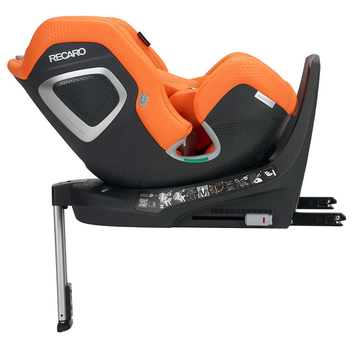 Otroški avtosedež RECARO Xenon 1 KID [61-125 cm] Vibrant Orange 5