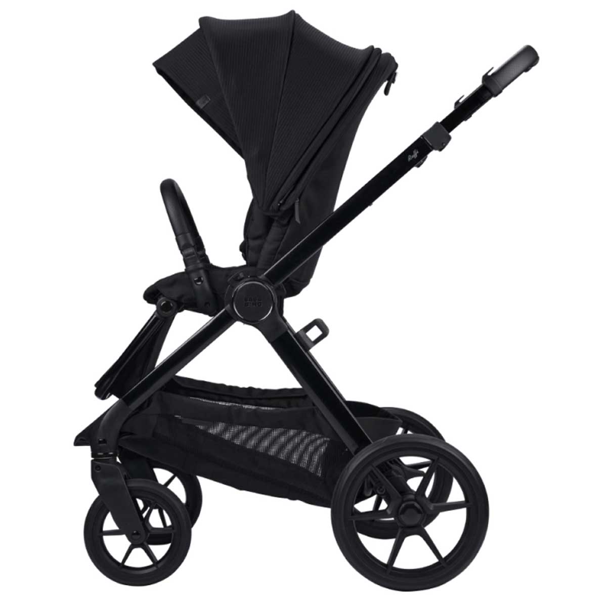 Otroški voziček 2v1 Bababing Raffi MXII Gloss Black 5