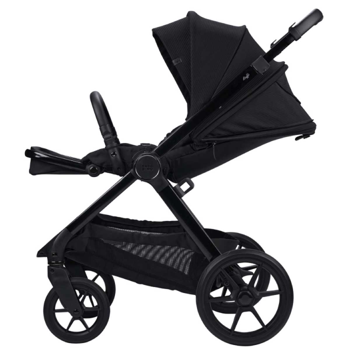 Otroški voziček 2v1 Bababing Raffi 2.0 [Gloss Black] 6