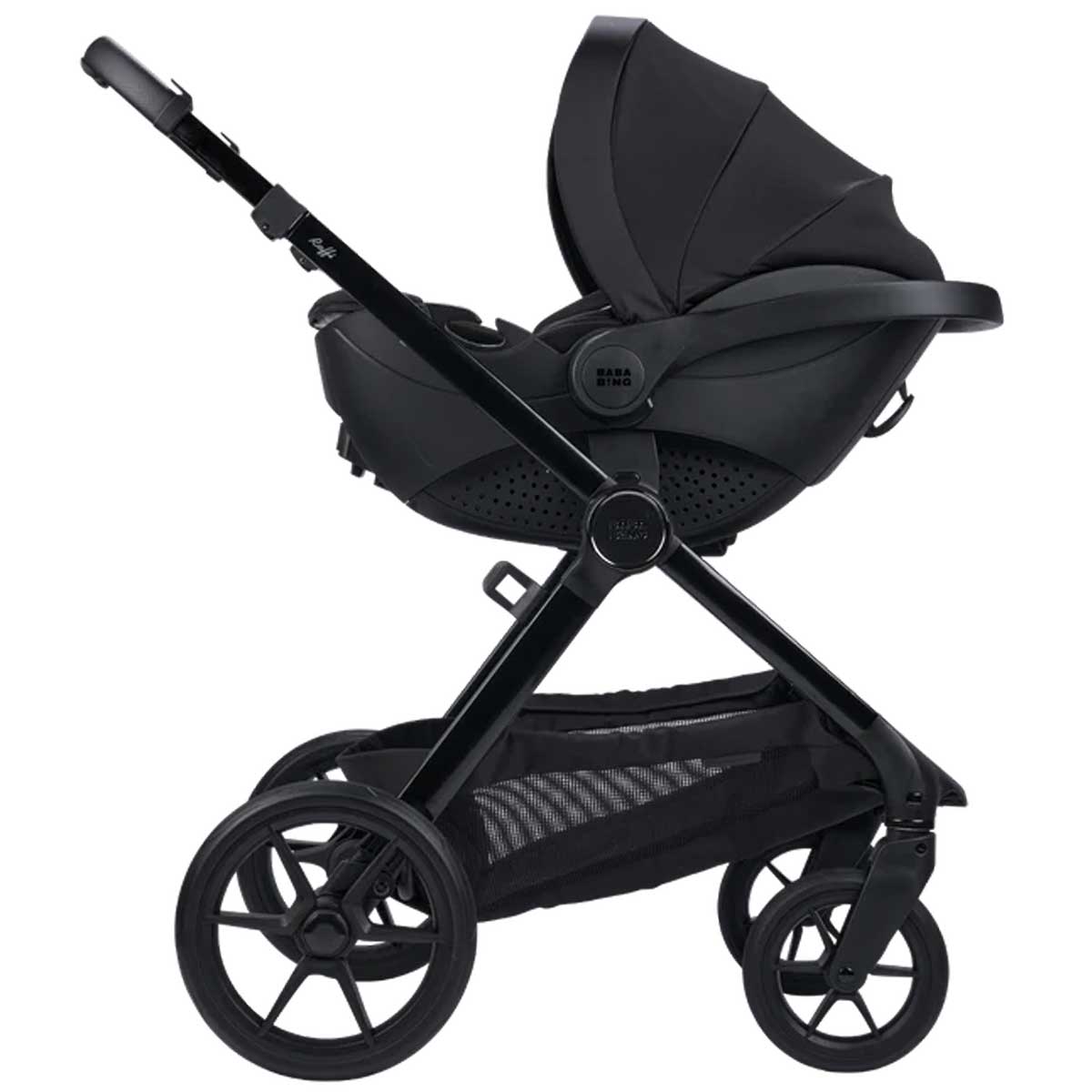 Otroški voziček 2v1 Bababing Raffi MXII Gloss Black 8