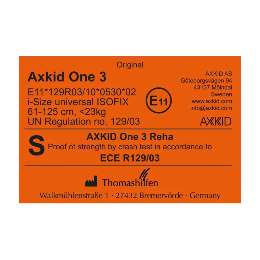 Avtosedež Axkid ONE 3 Reha teh pod