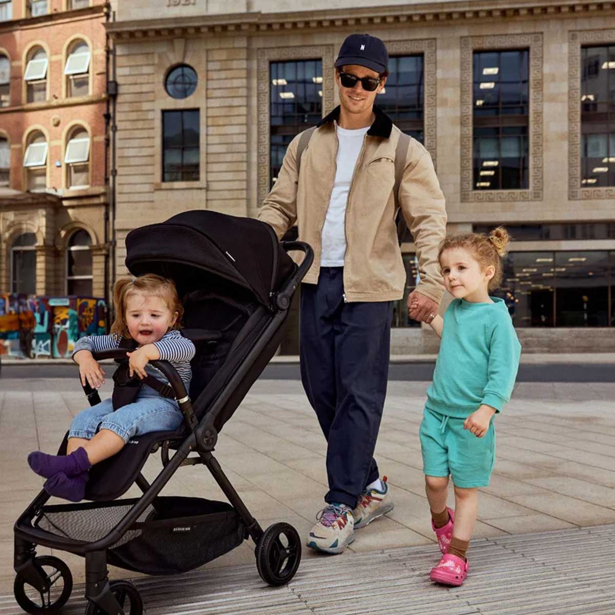 Marela voziček BabaBing Auto Fold Compact Black 11