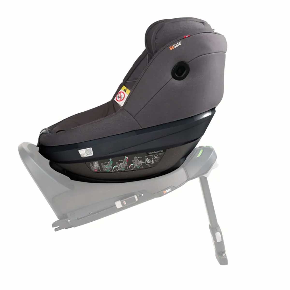 Otroški avtosedež BeSafe Beyond² 360 [61-125 cm] Dark Grey Melange + baza 1
