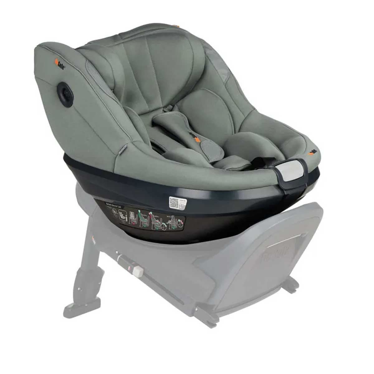 Otroški avtosedež BeSafe Beyond² 360 [61-125 cm] Meadow Green Soft Breeze + baza 4