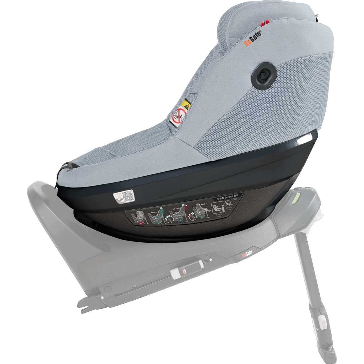 Otroški avtosedež BeSafe Beyond² 360 [61-125 cm] Peak Mesh + baza 2