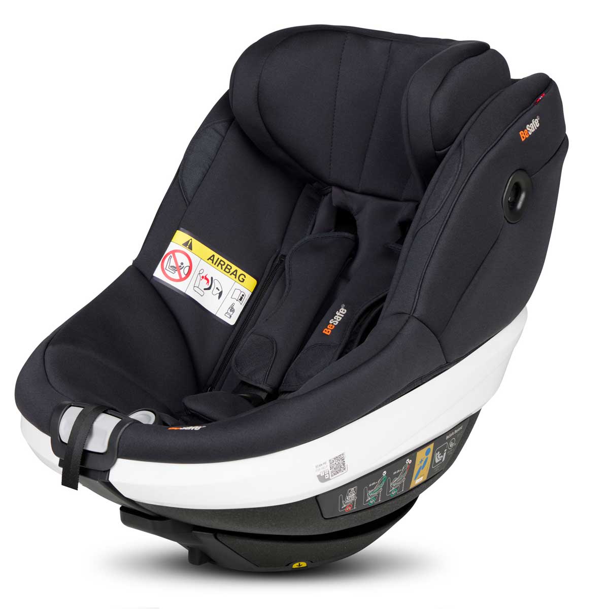 Otroški avtosedež BeSafe Beyond RF [61-125 cm] Black Soft Breeze 1