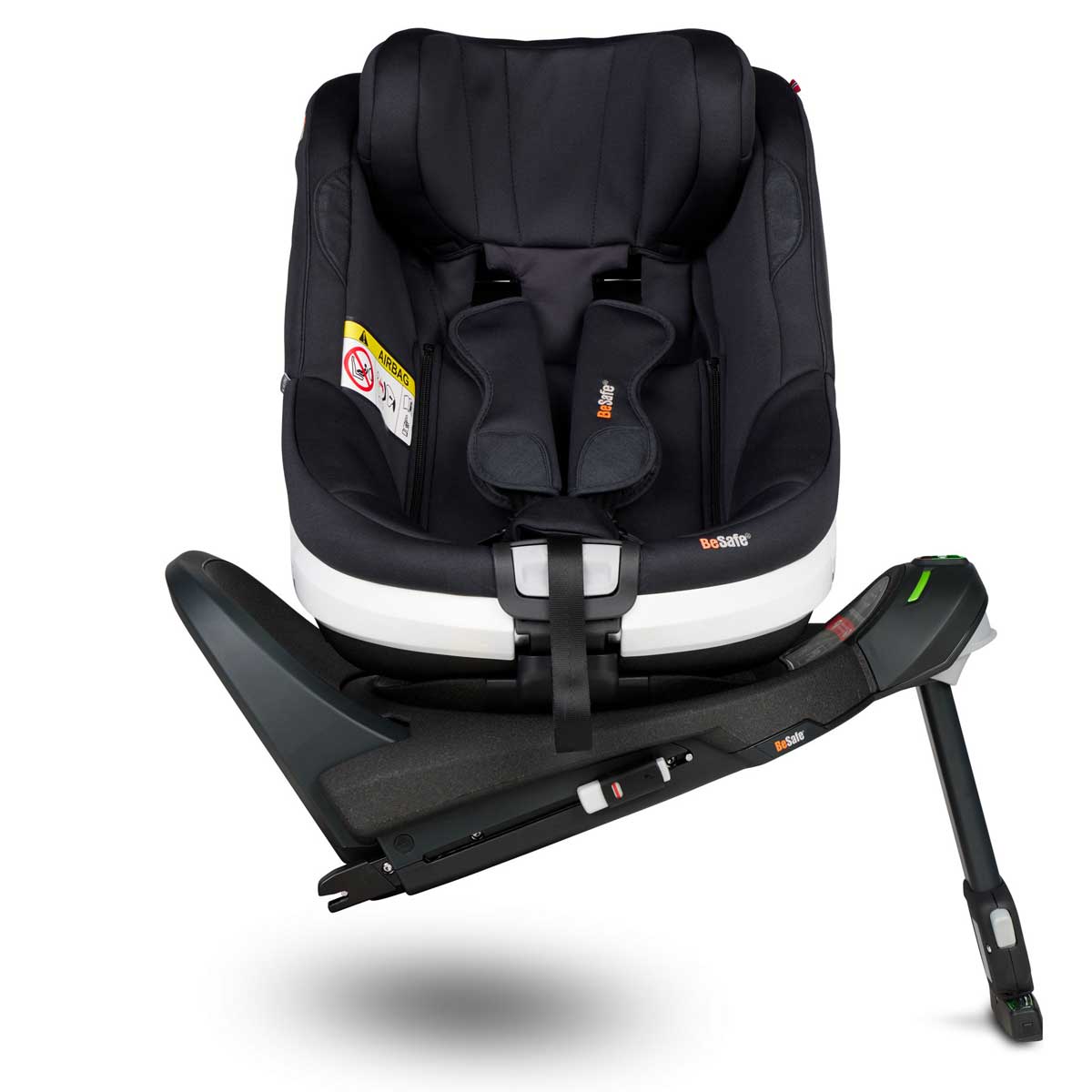 Otroški avtosedež BeSafe Beyond RF [61-125 cm] Black Soft Breeze + baza 3