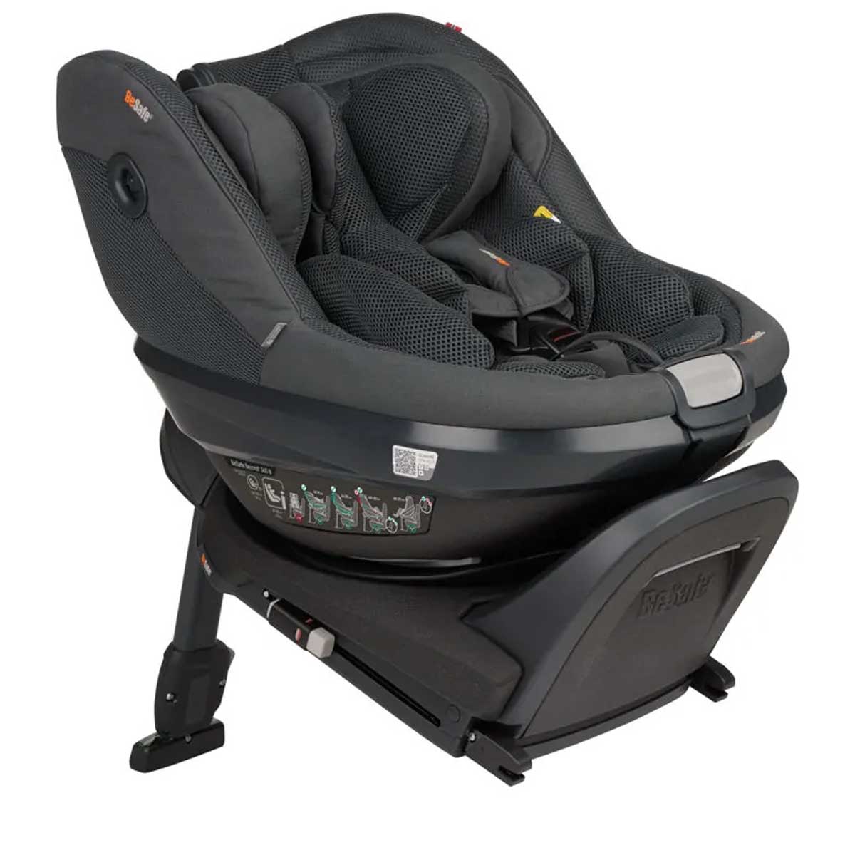 Otroški avtosedež BeSafe Beyond² B 360 Anthracite Mesh + baza 5