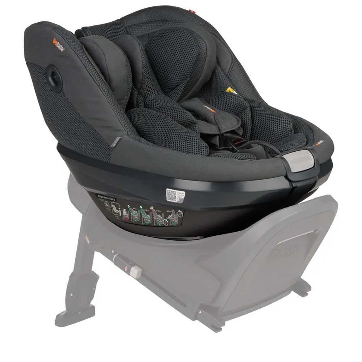 Otroški avtosedež BeSafe Beyond² B 360 Anthracite Mesh + baza 2