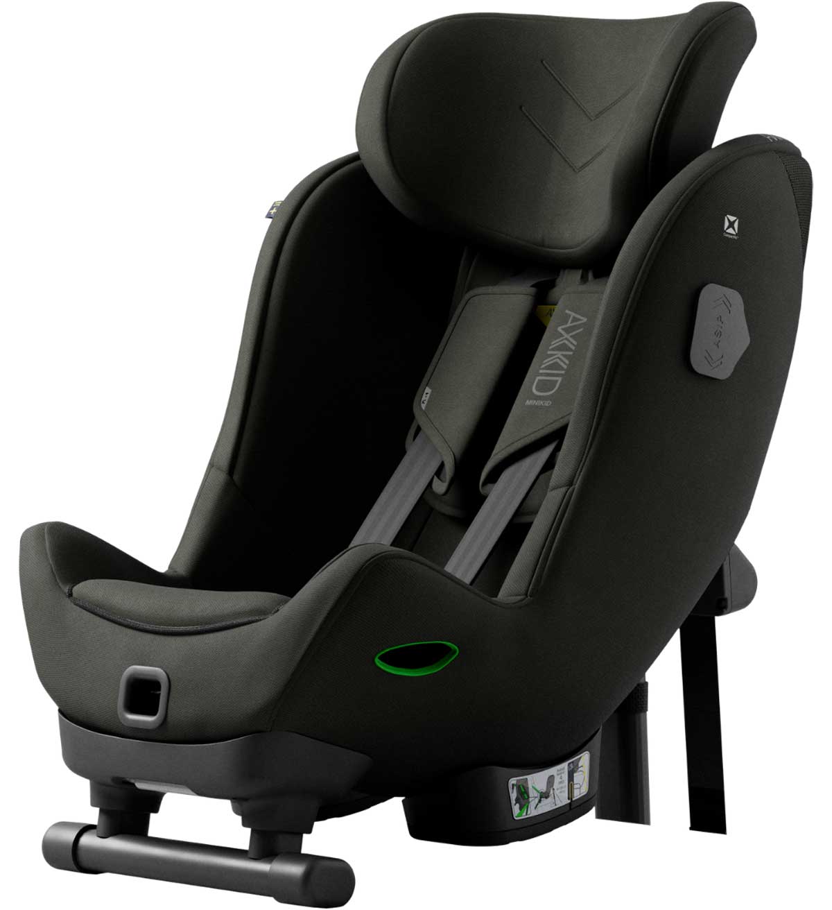 Otroški avtosedež AXKID Minikid 4 MAX [61–125 cm] Forest Moss Green 1