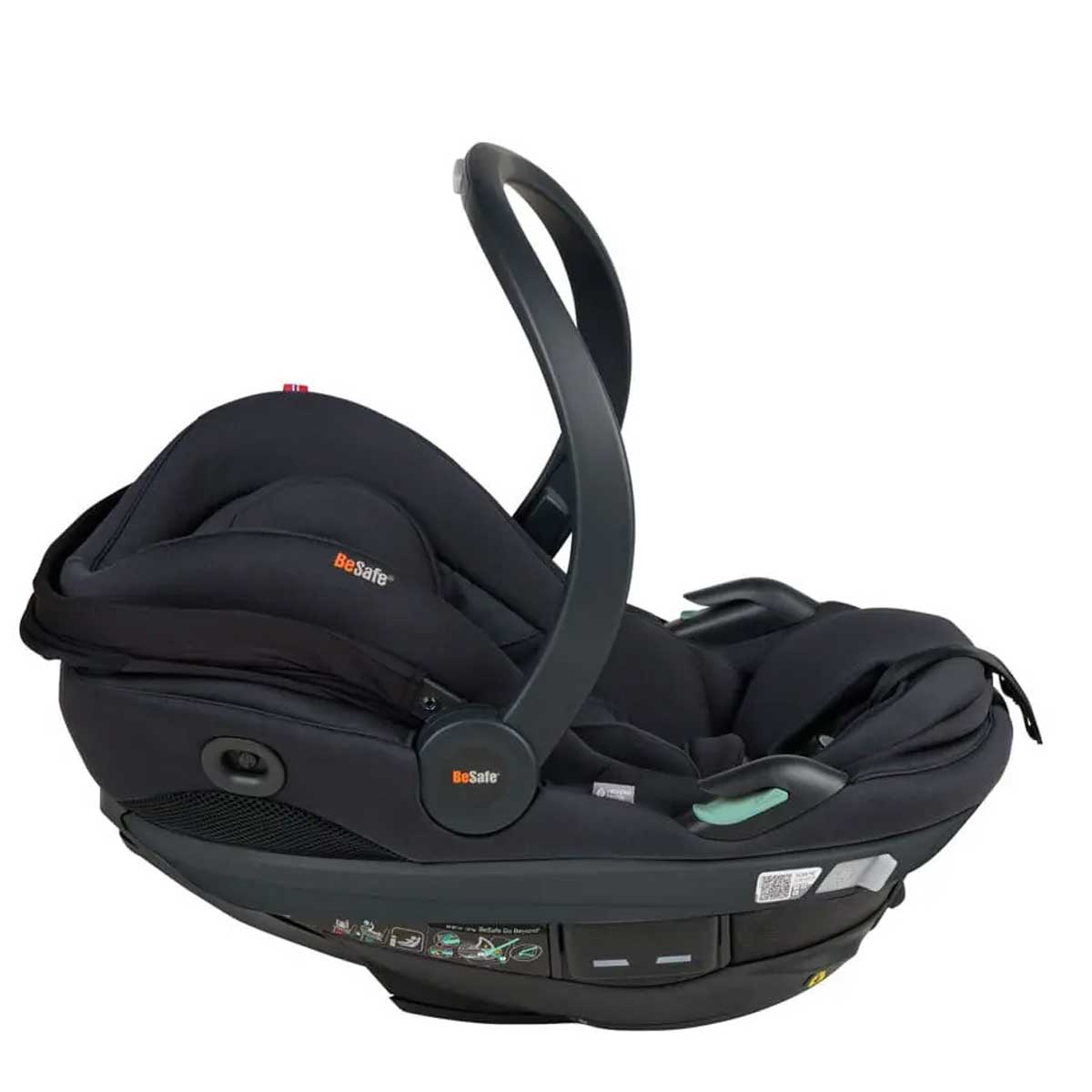 Otroški avtosedež BeSafe Go Beyond²  [40-87 cm] Black Soft Breeze 1
