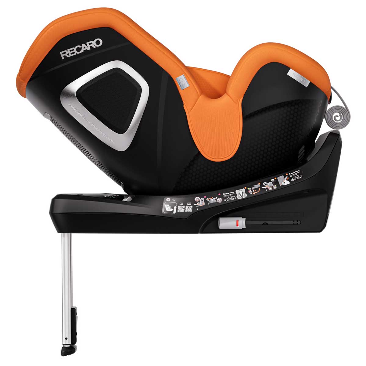 Otroški avtosedež RECARO Toron 1 [40–105 cm] Vibrant Orange 4