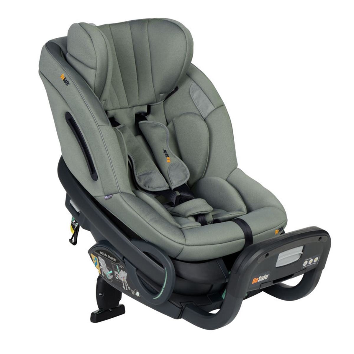 Otroški avtosedež BeSafe Stretch² [61-125 cm] Meadow Green SoftBreeze 3