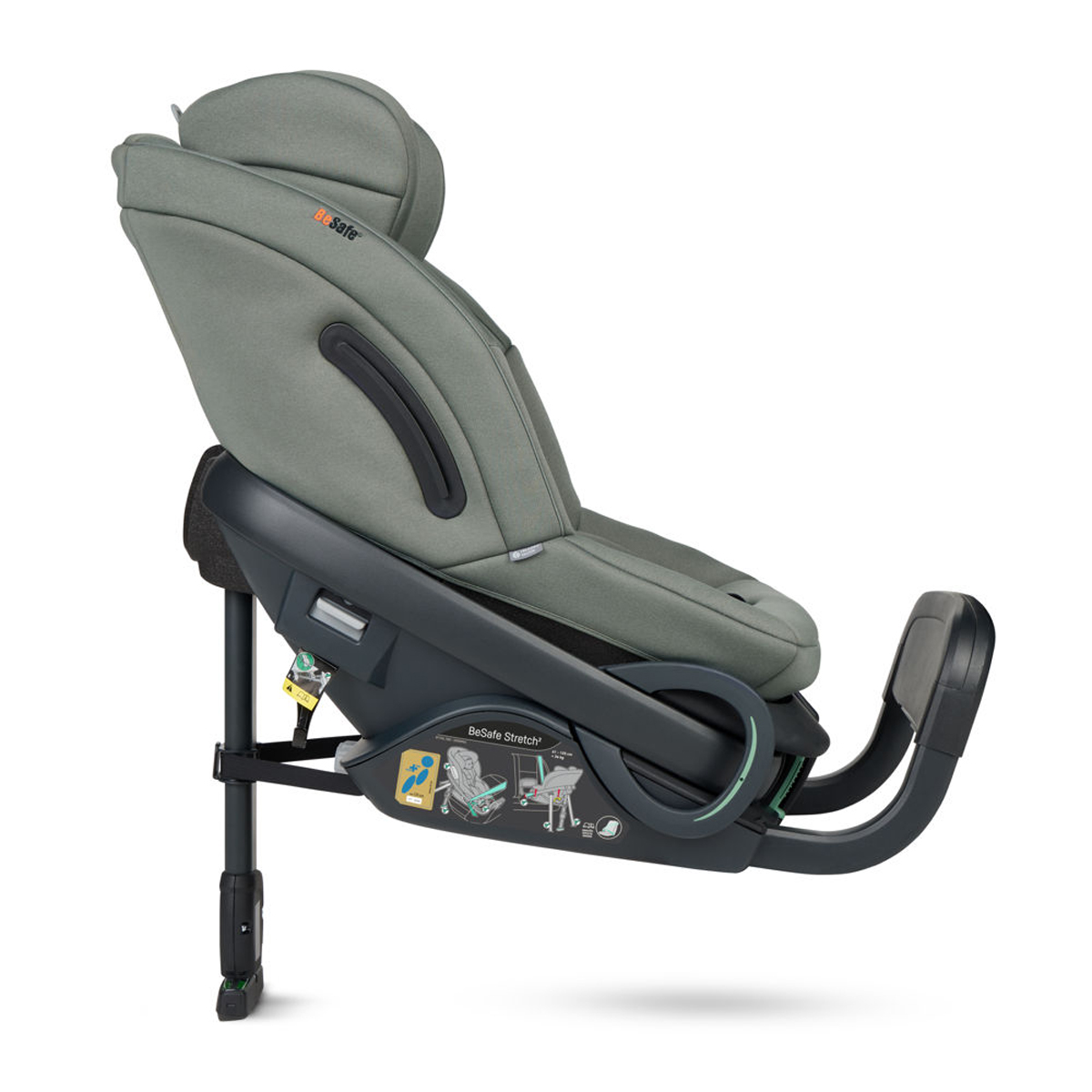 Otroški avtosedež BeSafe Stretch² [61-125 cm] Meadow Green SoftBreeze 5