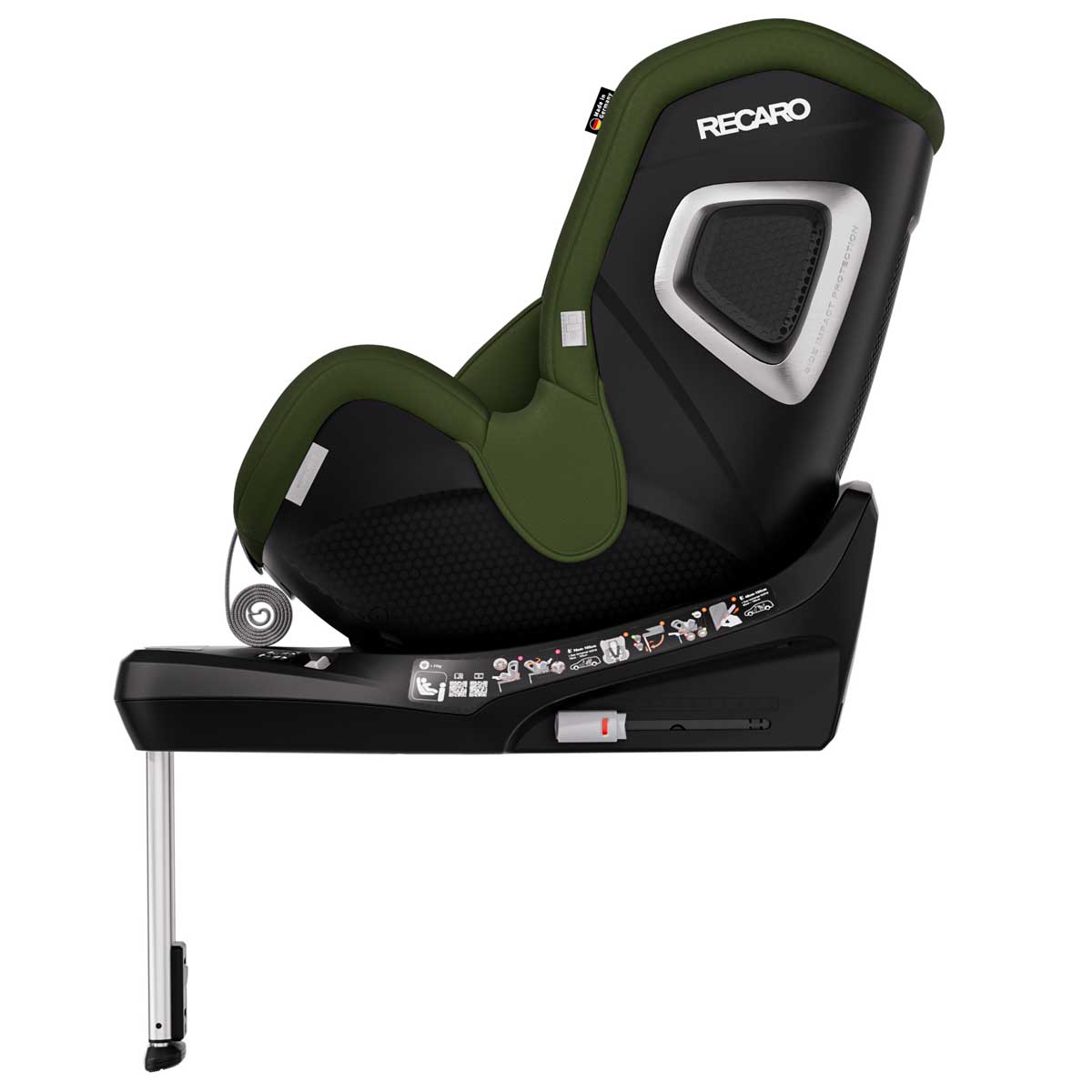 Otroški avtosedež RECARO Toron 1 [40–105 cm] Epic Green 4
