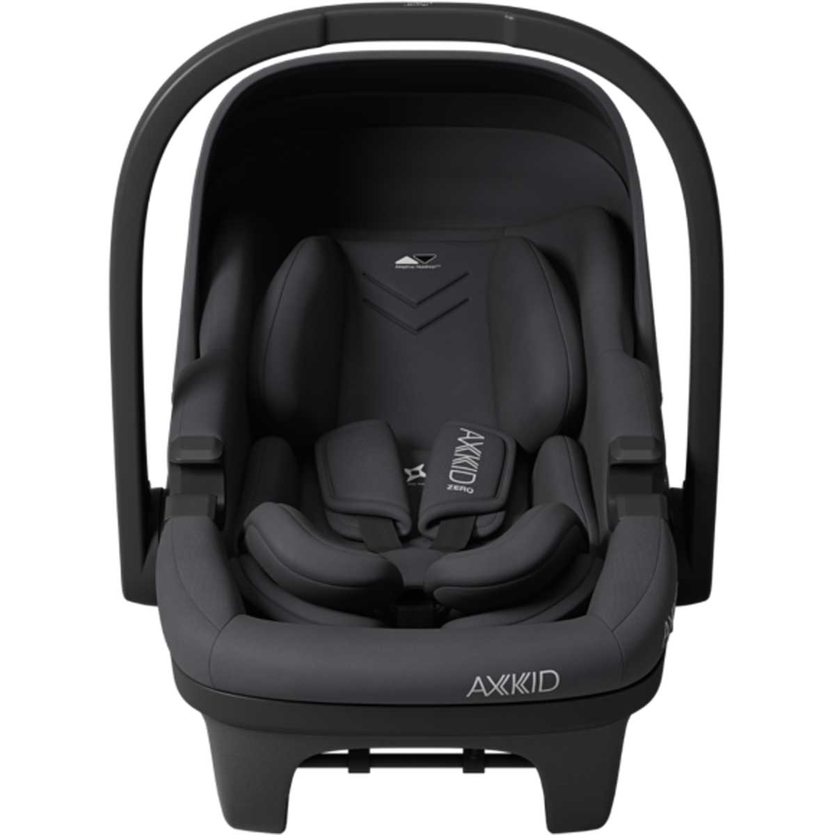 Otroški avtosedež – lupinica AXKID Zero Pro [40–87 cm] + ISOFIX podnožje Coastal Storm Black 5