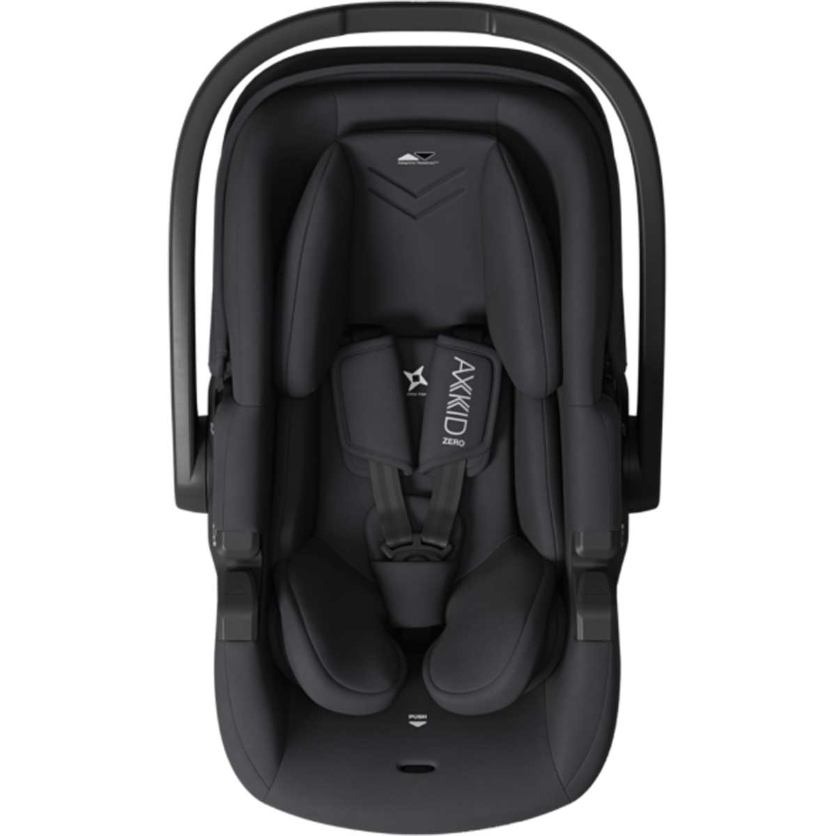 Otroški avtosedež – lupinica AXKID Zero Pro [40–87 cm] + ISOFIX podnožje Coastal Storm Black 6