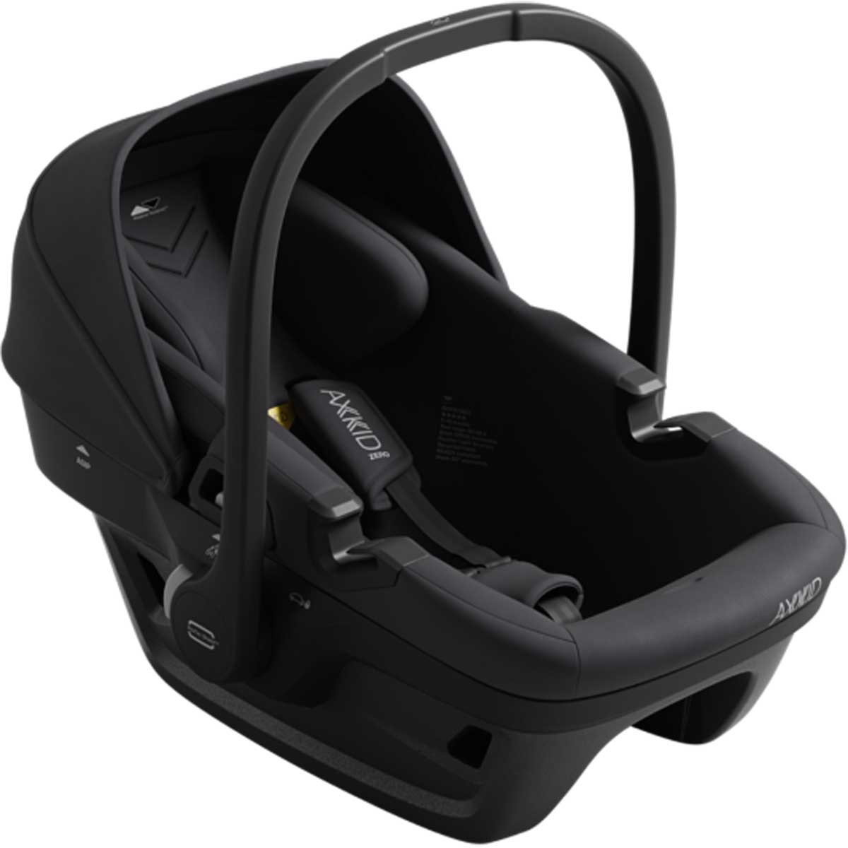 Otroški avtosedež – lupinica AXKID Zero Pro [40–87 cm] + ISOFIX podnožje Coastal Storm Black 7