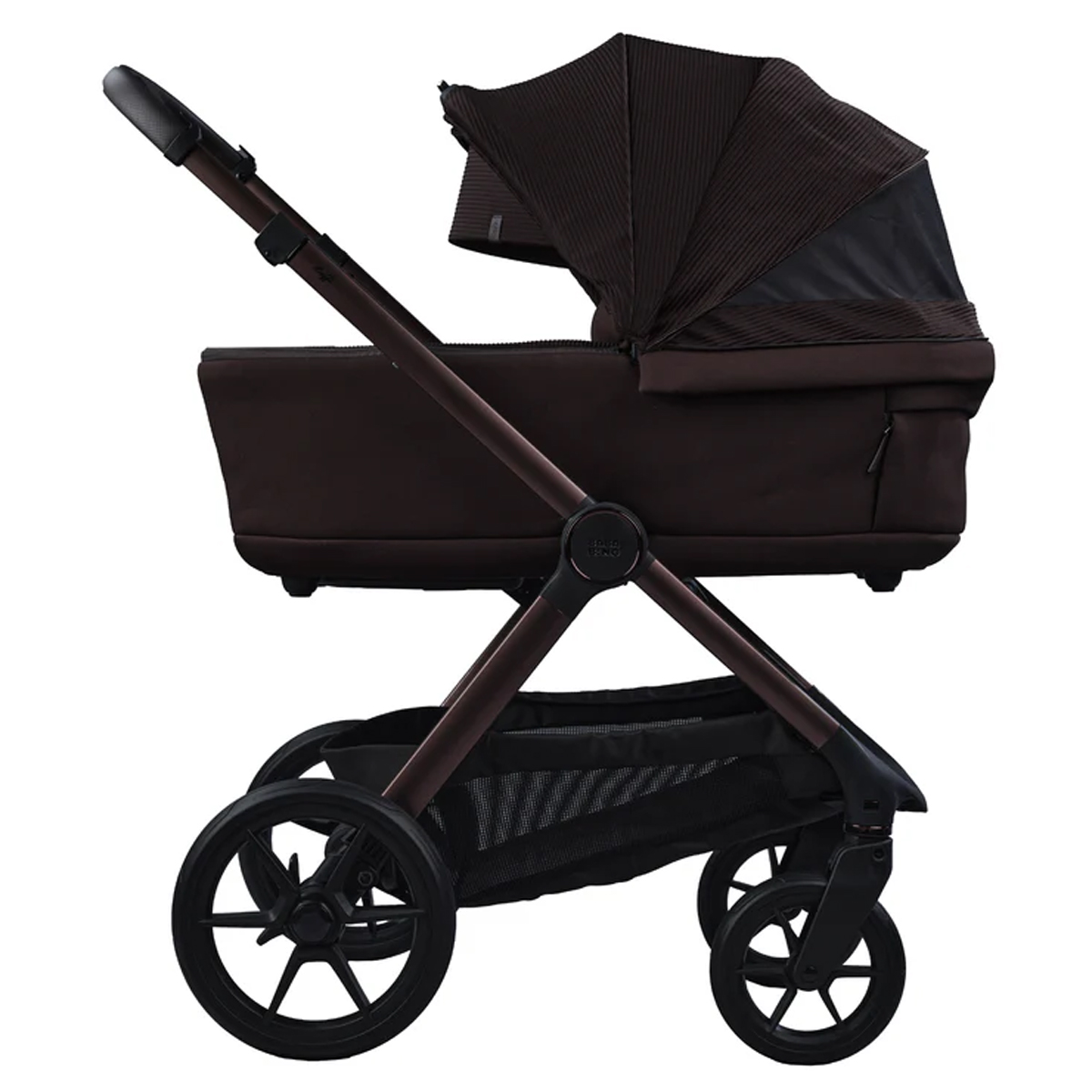 Otroški voziček 4v1 Bababing Raffi 2.0 [Kofe] + lupinica AXKID + baza 3