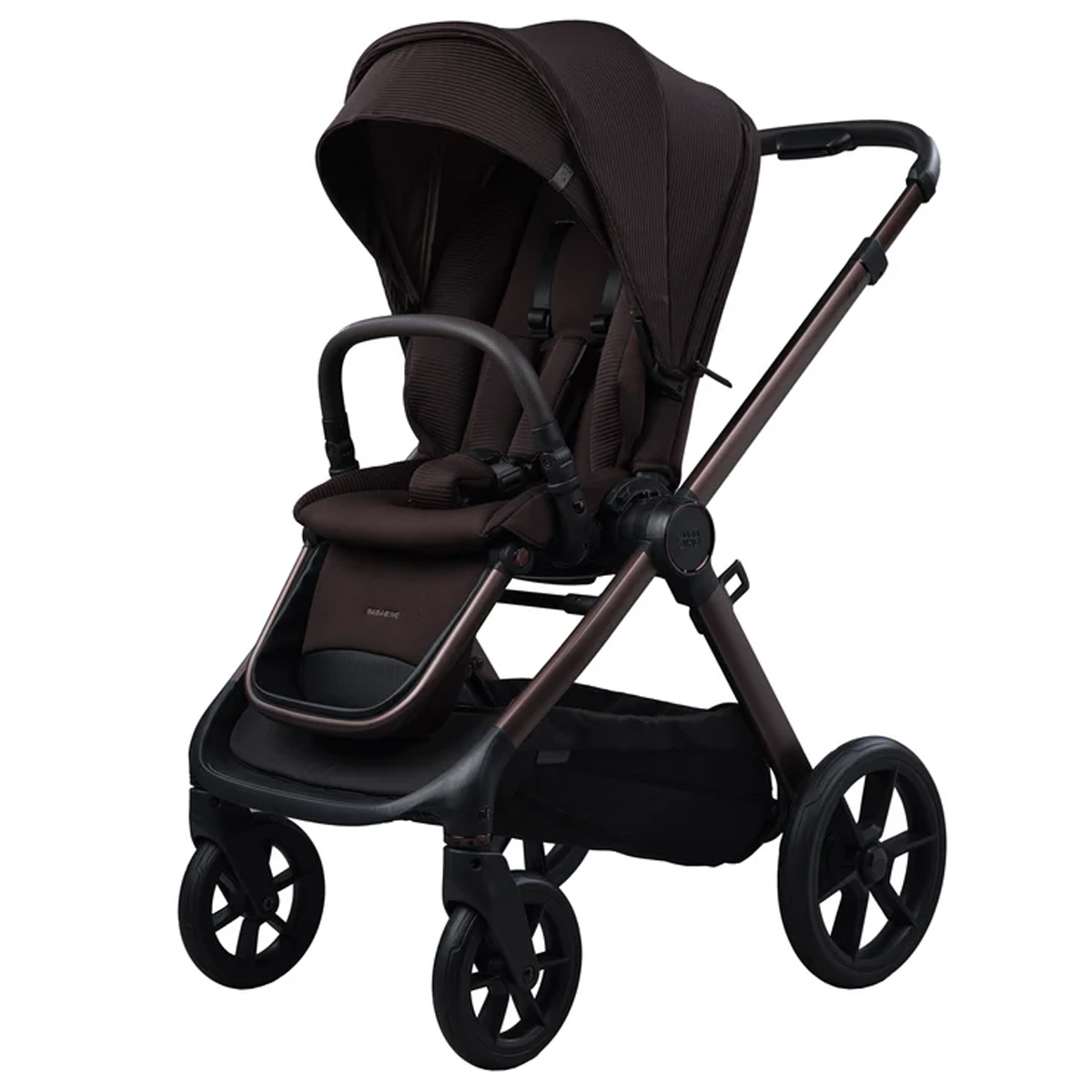 Otroški voziček 4v1 Bababing Raffi 2.0 [Kofe] + lupinica AXKID + baza 6