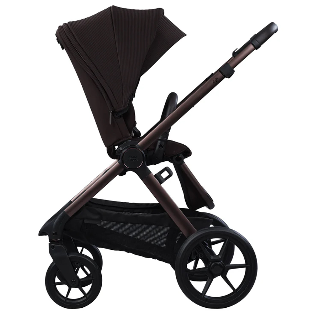 Otroški voziček 4v1 Bababing Raffi 2.0 [Kofe] + lupinica AXKID + baza 8