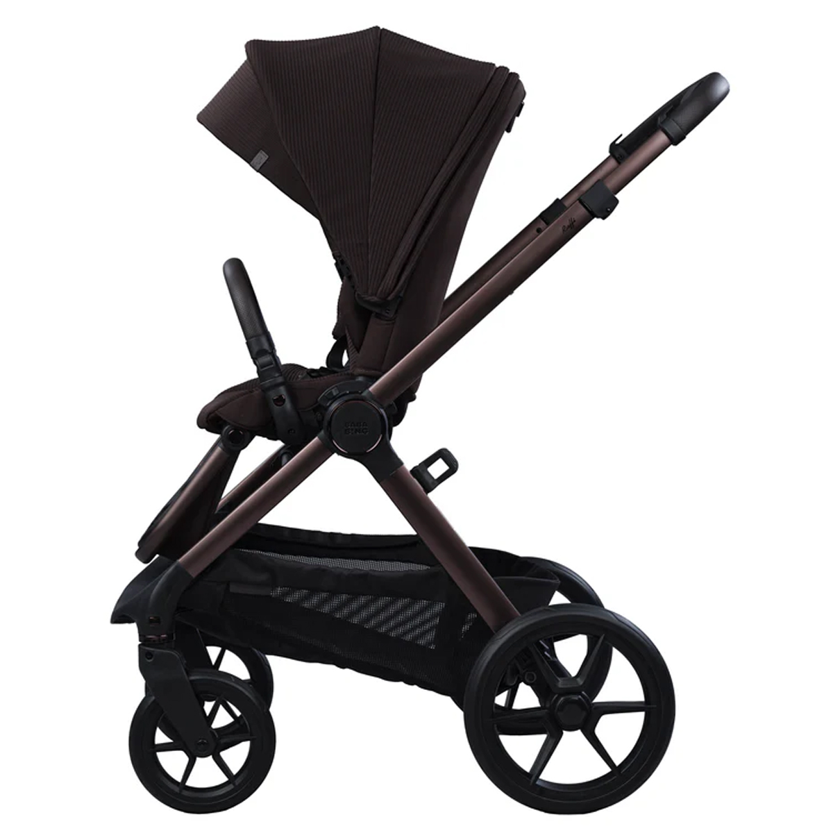 Otroški voziček 4v1 Bababing Raffi 2.0 [Kofe] + lupinica AXKID + baza 10