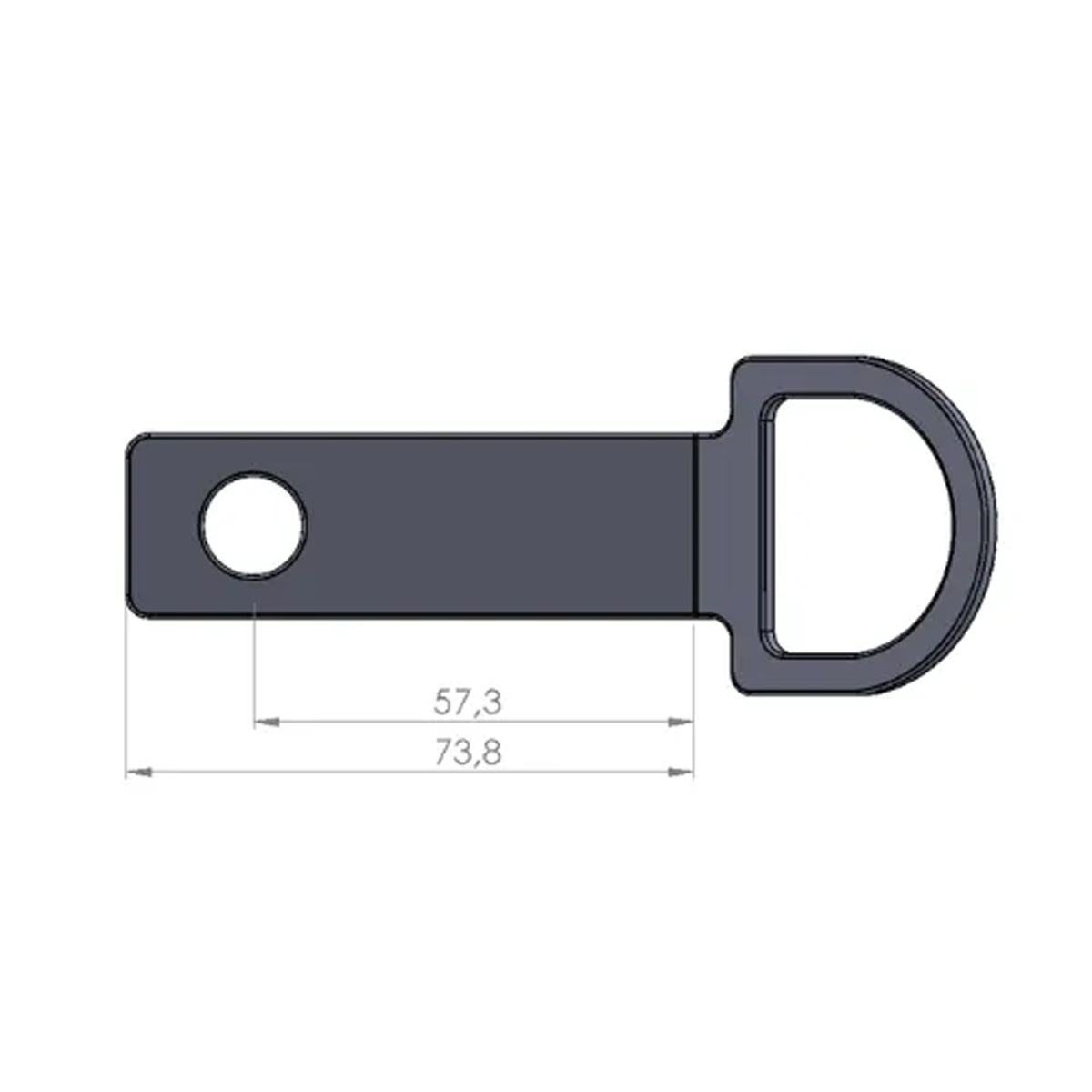 AXKID Zanke za pritrditev 120mm za Minikid/Movekid 2
