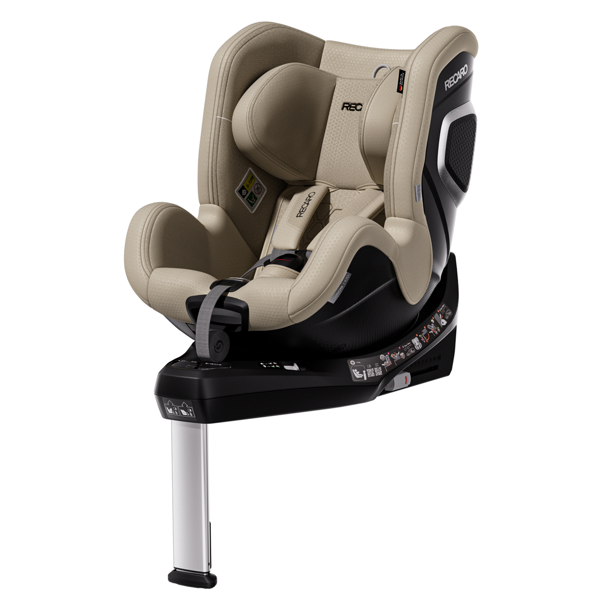 Otroški avtosedež RECARO Toron 1 KID [61–105 cm] Elegant Beige 7