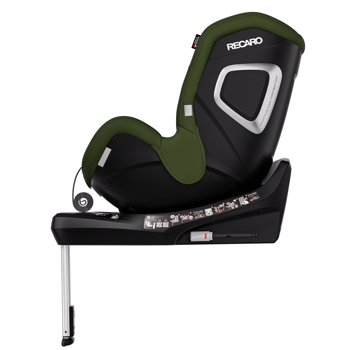 Otroški avtosedež RECARO Toron 1 KID [61–105 cm] Epic Green 4