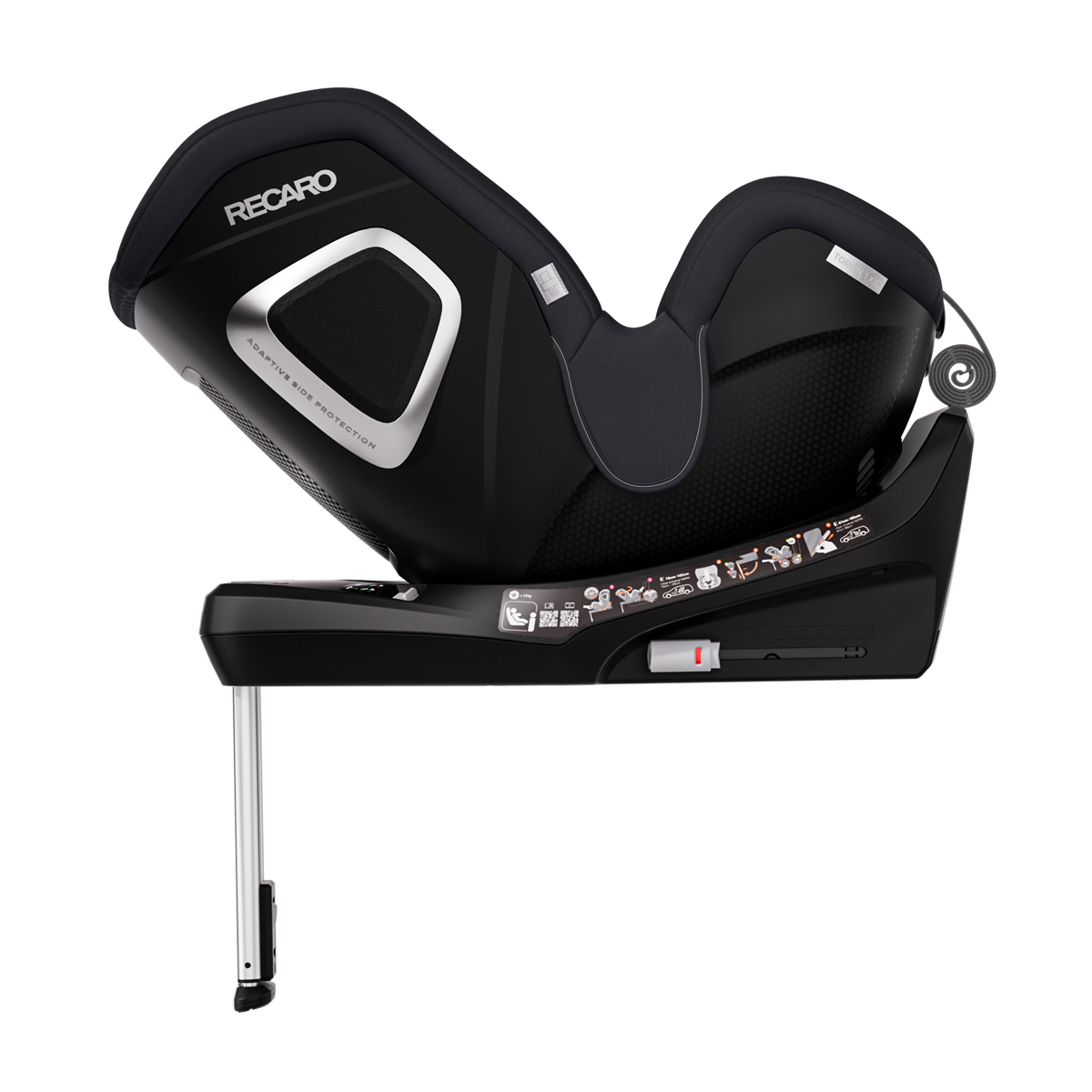 Otroški avtosedež RECARO Toron 1 KID [61–105 cm] Fresh Black 2
