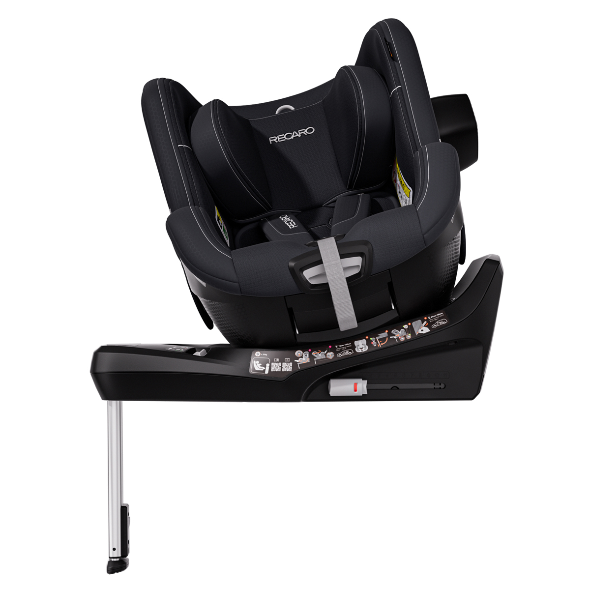 Otroški avtosedež RECARO Toron 1 KID [61–105 cm] Fresh Black 3