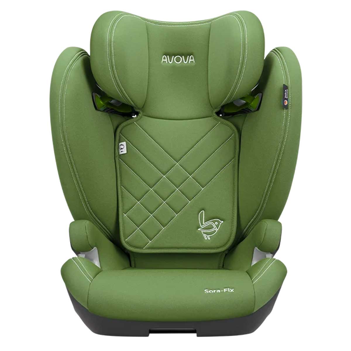 Otroški avtosedež AVOVA Sora-Fix i-Size [100-150 cm] Cactus Green 1