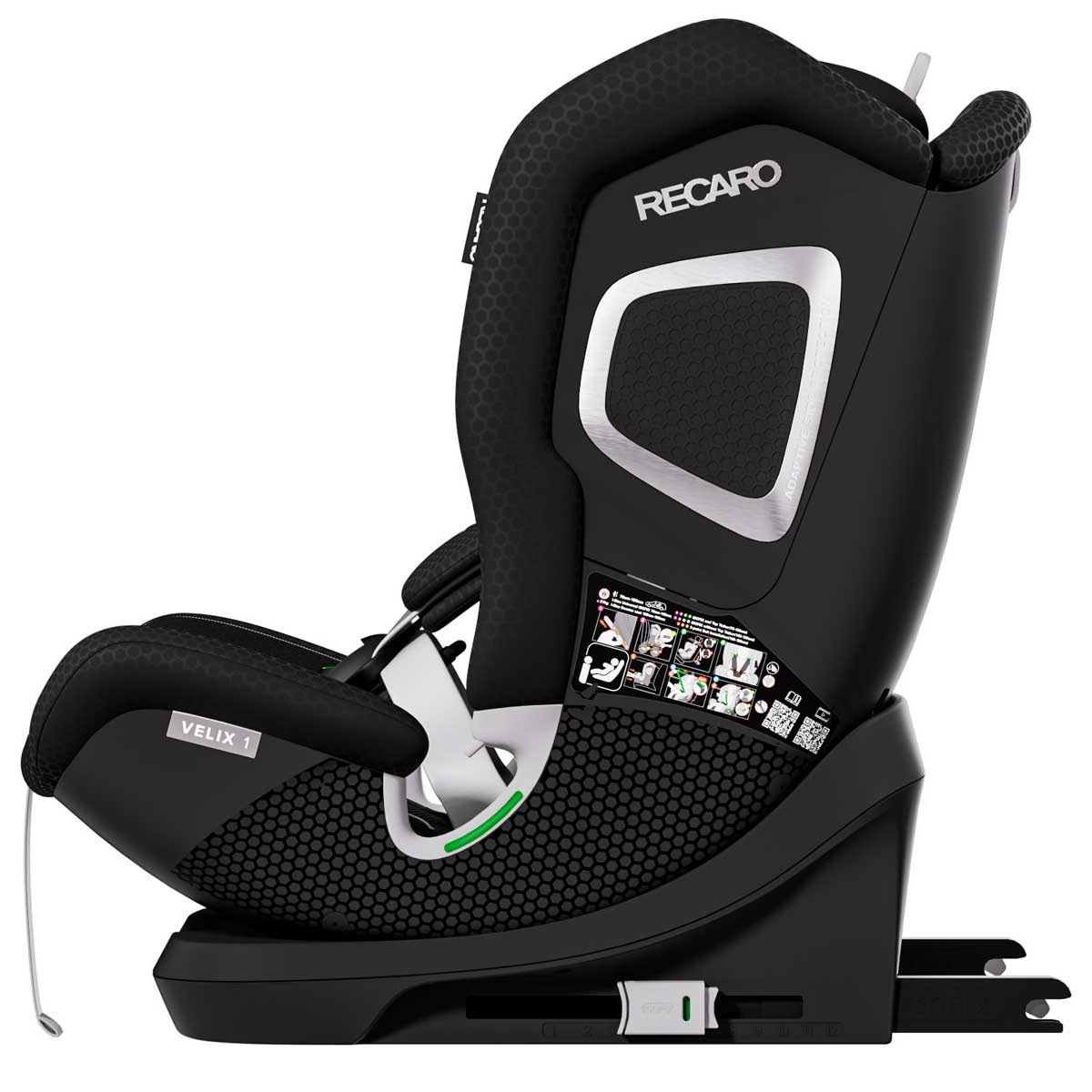 Otroški avtosedež RECARO VELIX 1 [76-150 cm] Fresh Black 8
