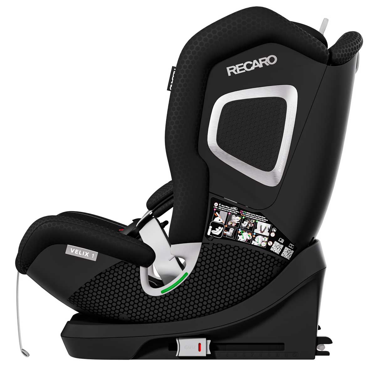 Otroški avtosedež RECARO VELIX 1 [76-150 cm] Fresh Black 9