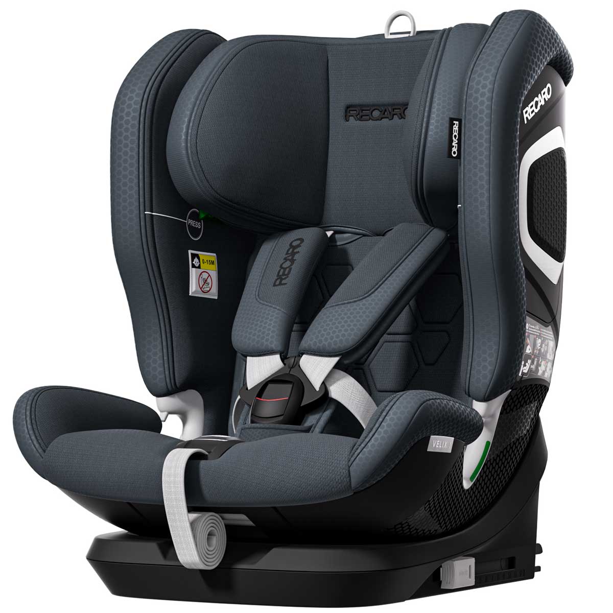 Otroški avtosedež RECARO VELIX 1 [76-150 cm] Gallant Grey 3