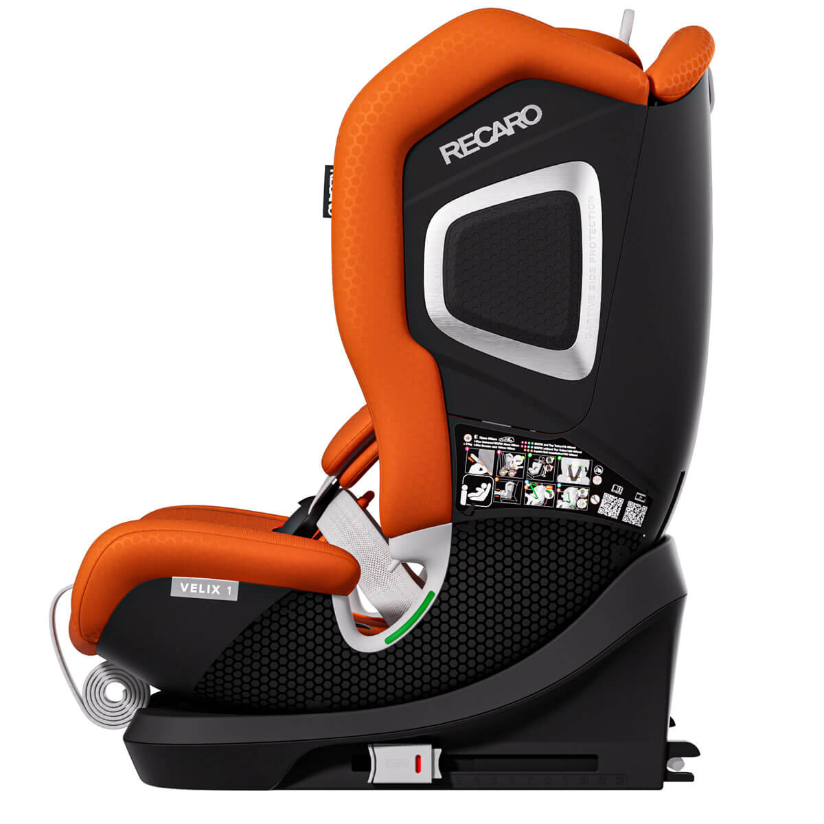 Otroški avtosedež RECARO VELIX 1 [76-150 cm] Vibrant Orange 4